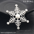 Broche flocon de neige en perles de bijouterie italienne 00035-xuping pour fille et femme
